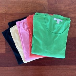 Belford Women’s Silk Sweaters, Lot of 5, Sz. XL